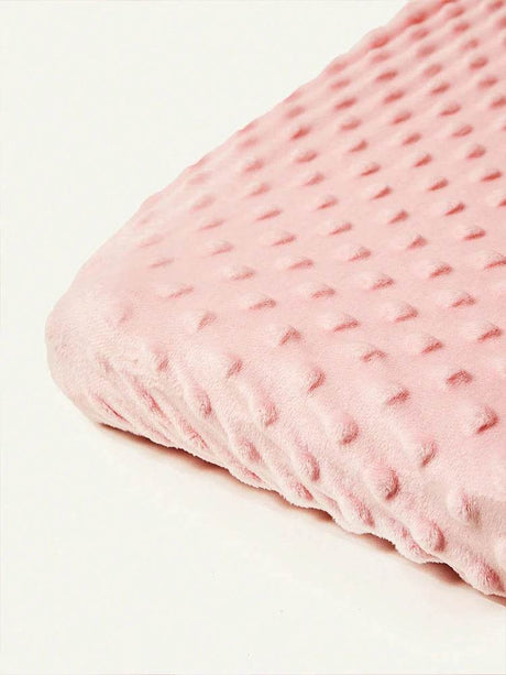 1PC Solid Color Dotted Flannel Crib Sheet Crib Mattress Children's Bed Cover For Newborn Bassinet Cradle Sheet Beding - Sleep Galleria