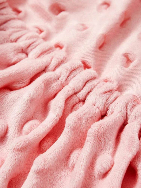 1PC Solid Color Dotted Flannel Crib Sheet Crib Mattress Children's Bed Cover For Newborn Bassinet Cradle Sheet Beding - Sleep Galleria