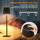 2 Packs LED Table Lamp Modern LED Desk Lamp with Touch Control Dimmable Night Light with 3 Color Temperatures - Omega Lifestyles