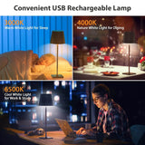 2 Packs LED Table Lamp Modern LED Desk Lamp with Touch Control Dimmable Night Light with 3 Color Temperatures - Omega Lifestyles