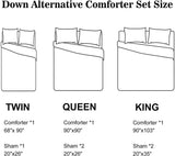 2-Pieces Gray Geometric Polyester Twin Bedding Comforter Set - Sleep Galleria