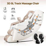 2 Year Warranty 4D SL Airbag Zero Gravity full body Massage Chair Home 3D Office Foot Roller Shiatsu Office Chair Massage Sofa - Sleep Galleria