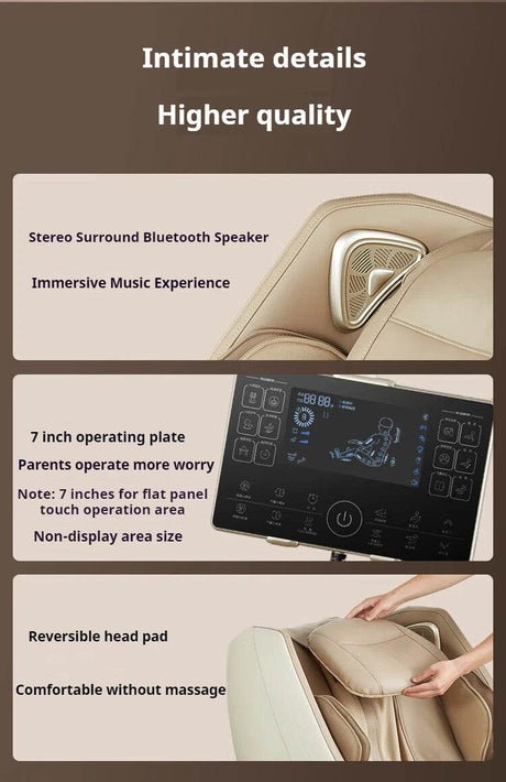 2 Year Warranty 4D SL Airbag Zero Gravity full body Massage Chair Home 3D Office Foot Roller Shiatsu Office Chair Massage Sofa - Sleep Galleria