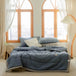 2025 new Japanese polyester cotton quilted summer quilt skin-friendly washable light luxury style solid color lightweight - Sleep Galleria
