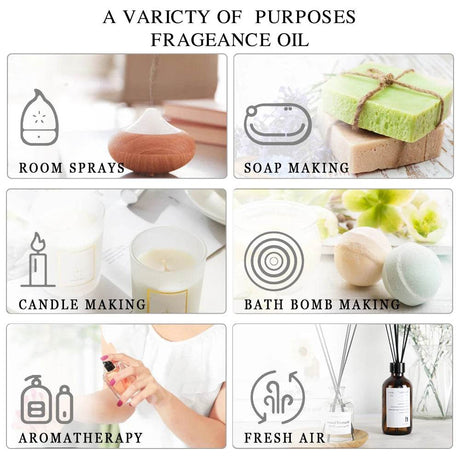 20pcs Kits Gift Box Essential Oil for Diffuser Pure Natural Plant Extract Frankincense Vanilla Lemon Mint Jasmine Tea Tree Oil - Sleep Galleria