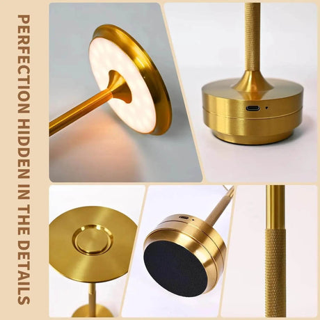 2PCS Rechargeable Wireless Table Lamp for Bedroom, Rechargeable, Touch Lamp, Camping Candle, Creative, USB-C, Desk Lamp - Sleep Galleria