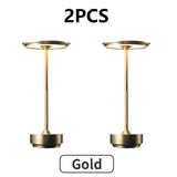 2PCS Rechargeable Wireless Table Lamp for Bedroom, Rechargeable, Touch Lamp, Camping Candle, Creative, USB-C, Desk Lamp - Sleep Galleria