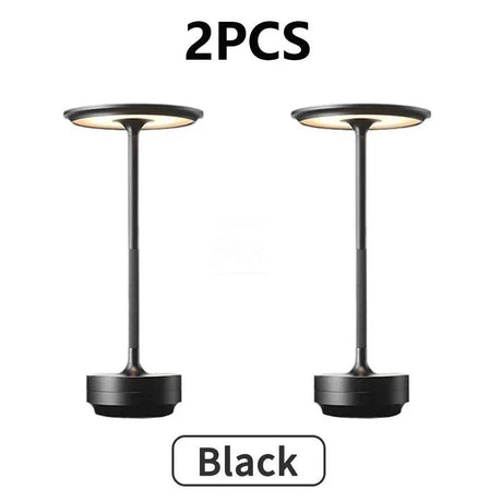 2PCS Rechargeable Wireless Table Lamp for Bedroom, Rechargeable, Touch Lamp, Camping Candle, Creative, USB-C, Desk Lamp - Sleep Galleria