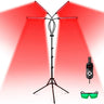 4 Head Red Light Therapy Lamp Infrared Light w/Timer Adjustable 660nm 850nm Near Infrared Light for Body Pain Relief Skin Care - Sleep Galleria