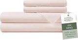 4 Piece Bed Sheet Set King Size, 100% Viscose Derived from Bamboo Sheets Set with 2 Pillowcases, Cooling & Breathable Luxury Be - Omega Lifestyles