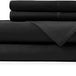 4 Piece Bed Sheet Set King Size, 100% Viscose Derived from Bamboo Sheets Set with 2 Pillowcases, Cooling & Breathable Luxury Be - Omega Lifestyles