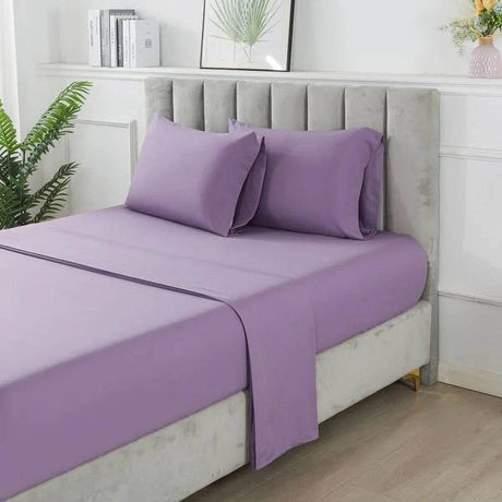 7 Piece Reversible Comforter Set with Sheets Floral Design Soft Polyester Includes Pillow Shams Storage Bag Unisex Bedding - Sleep Galleria