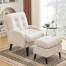Adjustable Backrest Upholstered Accent Chair - Omega Lifestyles
