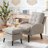 Adjustable Backrest Upholstered Accent Chair - Omega Lifestyles