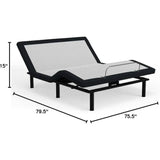 Adjustable Bed Base Frame with Head and Foot Incline, Wireless Remote Control, Easy Assembly, and 10 Year Warranty - Sleep Galleria