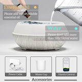 Air Humidifier Essential Oil Diffuser 500ML With Lights Remote Control Ultrasound Electric Aromatherapy Diffuser - Omega Lifestyles
