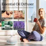 Air Humidifier Essential Oil Diffuser 500ML With Lights Remote Control Ultrasound Electric Aromatherapy Diffuser - Omega Lifestyles
