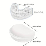 Anti Snoring Oral Protective Gear Bruxism Mouth Guard Adjustable Suitable for Bruxism and Sleep Apnea Snoring Cessation Device - Omega Lifestyles