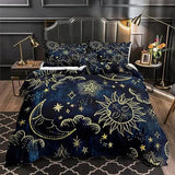 Black Marble Comforter Set Queen Size Gold Metallic Marble Comforter Set Black Gold Marble Pattern Modern Luxury Bedding Set 4 - Omega Lifestyles