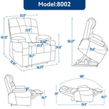 Blue Dual Motor Lift Recliner Chair - Omega Lifestyles