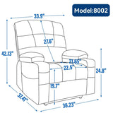 Blue Dual Motor Lift Recliner Chair - Omega Lifestyles