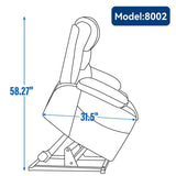 Brown Dual Motor Infinite Position Up to 350 LBS - Sleep Galleria