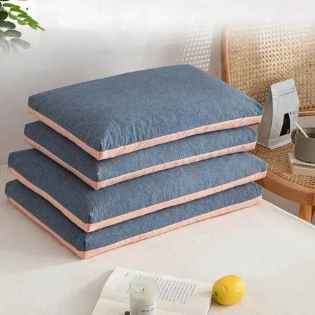Buckwheat Pillows 100% Organic Coarse Cloth Package Organic Buckwheat Hulls Natural Cooling Technology and Relieve Cervical Pain - Sleep Galleria