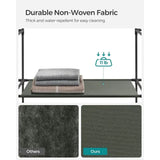 Closet Wardrobe, Portable Closet for Bedroom, Clothes Rail with Non-Woven Fabric Cover, Clothes Storage Organizer - Omega Lifestyles