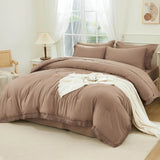 Comforter Set King Size, with Sheets 7 Pieces Boho Tassel Bed in a Bag Soft Lightweight Bedding Sets, All Season Fringe Bed Set - Omega Lifestyles