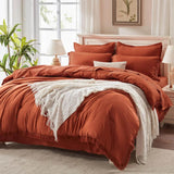 Comforter Set King Size, with Sheets 7 Pieces Boho Tassel Bed in a Bag Soft Lightweight Bedding Sets, All Season Fringe Bed Set - Omega Lifestyles