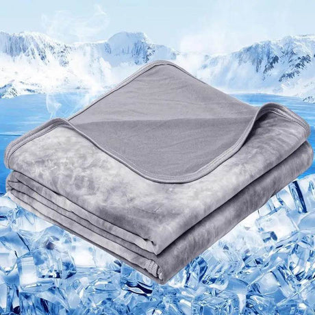 Cooling Blanket Tie Dye Queen Size, Summer Blankets for Hot Sleepers & Night Sweat, Cold Cool Lightweight Cooling Blanket - Omega Lifestyles