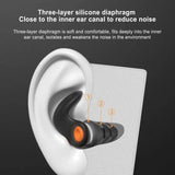 Ear Plugs Noise Cancelling Reusable Noise Isolating Waterproof Silicone Earplugs Hearing Protection EarBuds Student Study Ear - Omega Lifestyles