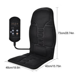 Electric Heating Back Waist Massager Shoulder Back Vibration Massage Cushion Mat for Chair Sofa Car Office Home Back Massage Pad - Omega Lifestyles