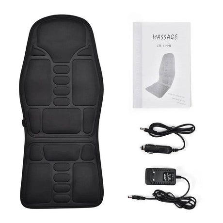 Electric Heating Back Waist Massager Shoulder Back Vibration Massage Cushion Mat for Chair Sofa Car Office Home Back Massage Pad - Omega Lifestyles