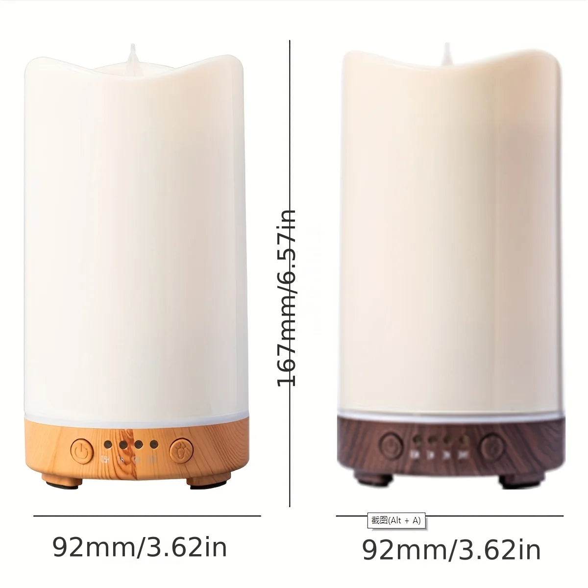 Essential Oil Diffuser Premium 5-in-1 Diffusers For Home Scent Aromatherapy Diffuser Air Desk Humidifier For Bedroom Large Room - Omega Lifestyles