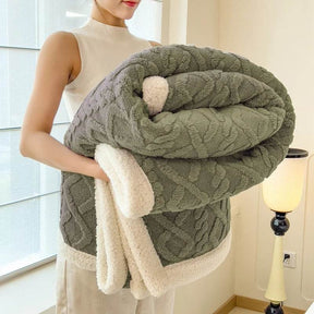 Fleece Blanket Super Soft Cozy Throw Blankek Lightweight Fuzzy Textured Flaneel Blanket Warm Plush Throws for Couch Soft Bed - Omega Lifestyles