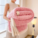 Fleece Blanket Super Soft Cozy Throw Blankek Lightweight Fuzzy Textured Flaneel Blanket Warm Plush Throws for Couch Soft Bed - Sleep Galleria