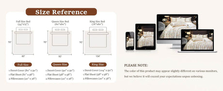 Floral Duvet Cover King Size, with Flat Sheet, 4 Pieces Satin Soft Bedding, 1 Breathable Duvet Cover 104x90 Inches, Bedding Set - Omega Lifestyles