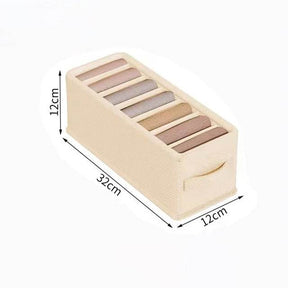 Foldable Underwear Organizer Cabinets Drawer Underwear Storage Box Hard Bra Socks Organizer Closet Clothes Storage Organizers - Omega Lifestyles