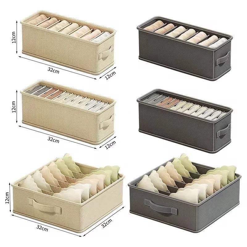 Foldable Underwear Organizer Cabinets Drawer Underwear Storage Box Hard Bra Socks Organizer Closet Clothes Storage Organizers - Sleep Galleria