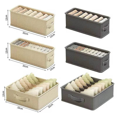 Foldable Underwear Organizer Cabinets Drawer Underwear Storage Box Hard Bra Socks Organizer Closet Clothes Storage Organizers - Sleep Galleria