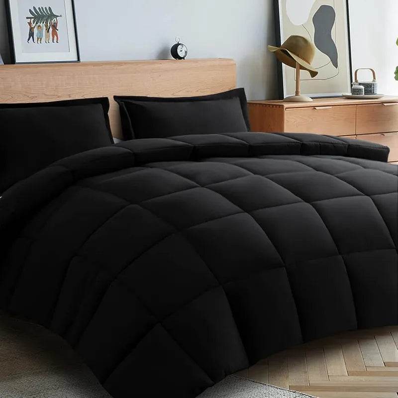 Full Size Bed Comforter Set Soft Breathable All Seasons Bedding with 2/3 pcs,1 Comforter And 1/2 Pillow Shams Machine Washable - Sleep Galleria