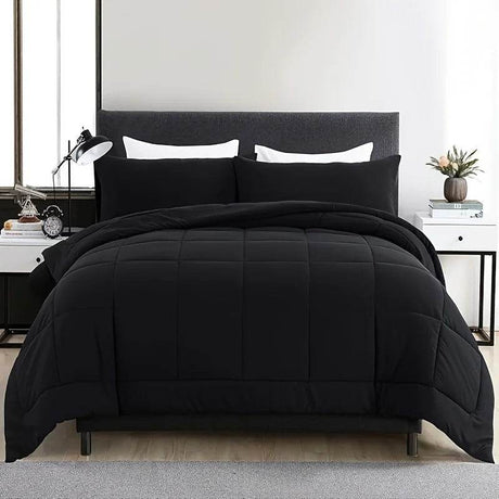 Full Size Bed Comforter Set Soft Breathable All Seasons Bedding with 2/3 pcs,1 Comforter And 1/2 Pillow Shams Machine Washable - Sleep Galleria