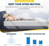 Full Size Mattress 8 Inch Memory Foam Mattress in a Box for Fresh Sleep and Pressure Relief Medium Firm Full Mattress CertiPUR-U - Sleep Galleria