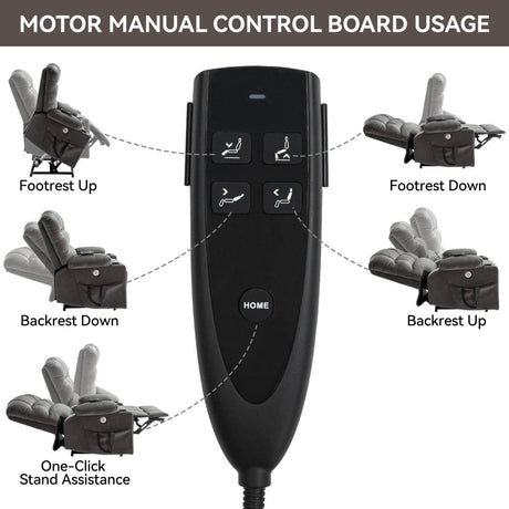 Grey Dual Motor Infinite Position Up to 350 LBS - Sleep Galleria