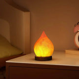 Himalayan Crystal Salt Rock Lamp with Base - Sleep Galleria
