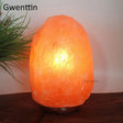 Himalayan Rock Crystal Salt Lamp LED Night Light Hand Carved Wooden Base Stand Light Air Purifier Bedroom Home Decor Luminaria - Sleep Galleria