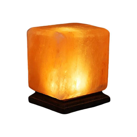 Himalayan Salt Lamp LED Night Light with Base Crystal Salt Rock Lamp LED Atmosphere Lamp Home Bedroom Decoration - Sleep Galleria