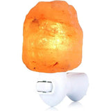 Himalayan Salt Lamp Night Light Plug in, Certificated 360 Degree Rotatable Wall Plug with Extra 2 Replacement Bulbs Bathroom Bed - Omega Lifestyles