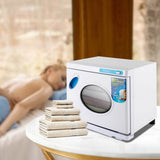 Hot Towel Warmer, Professional 23L Large Capacity Hot Towel Cabinet with See-Through Window (White) - Sleep Galleria